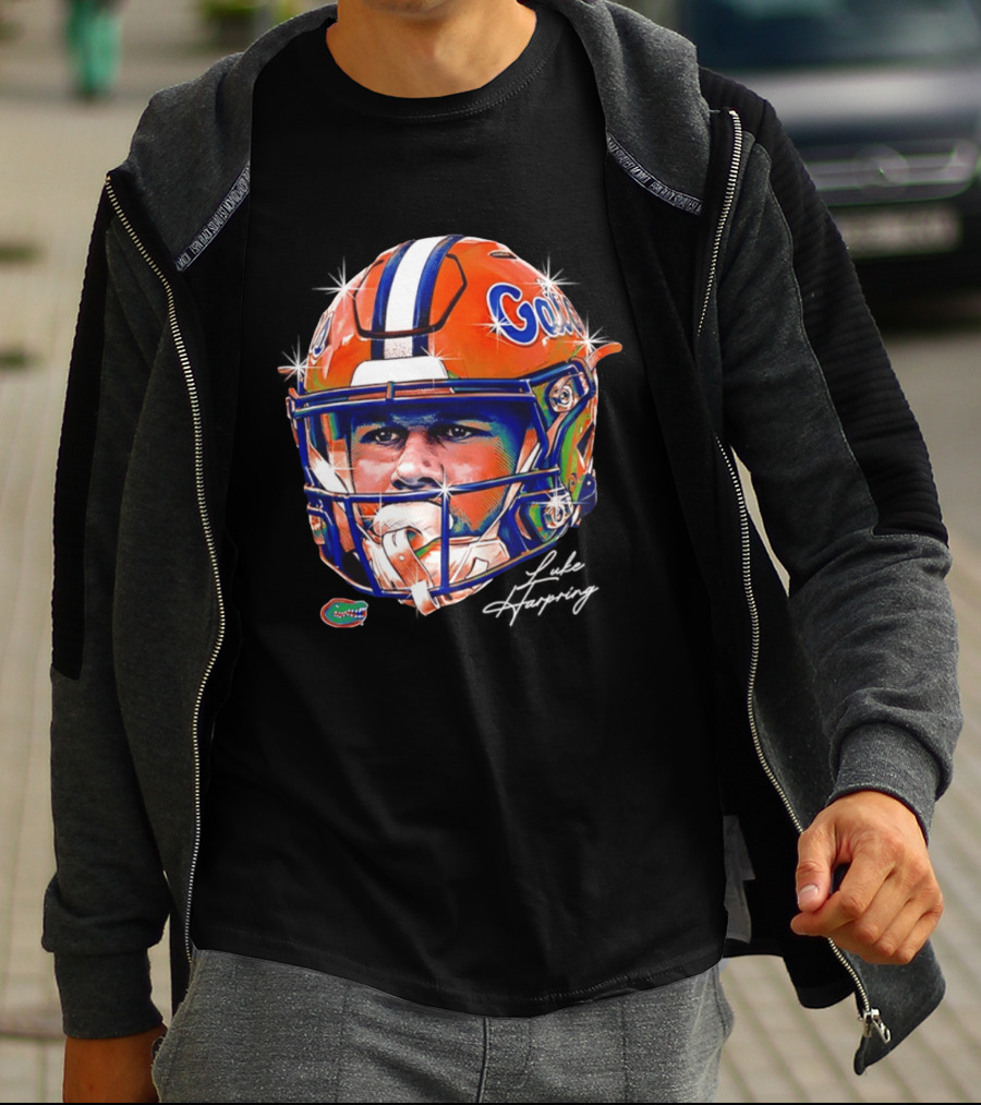 Florida Gators NCAA Football Helmet Swag Head T-Shirt