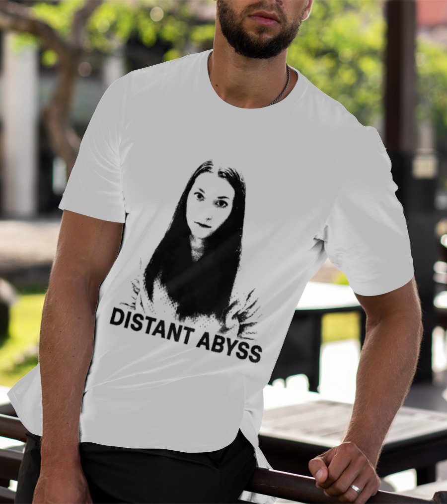 Distant Abyss Gothic Dark Aesthetic Minimalist T-Shirt
