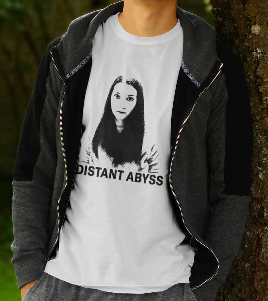 Distant Abyss Gothic Dark Aesthetic Minimalist T-Shirt