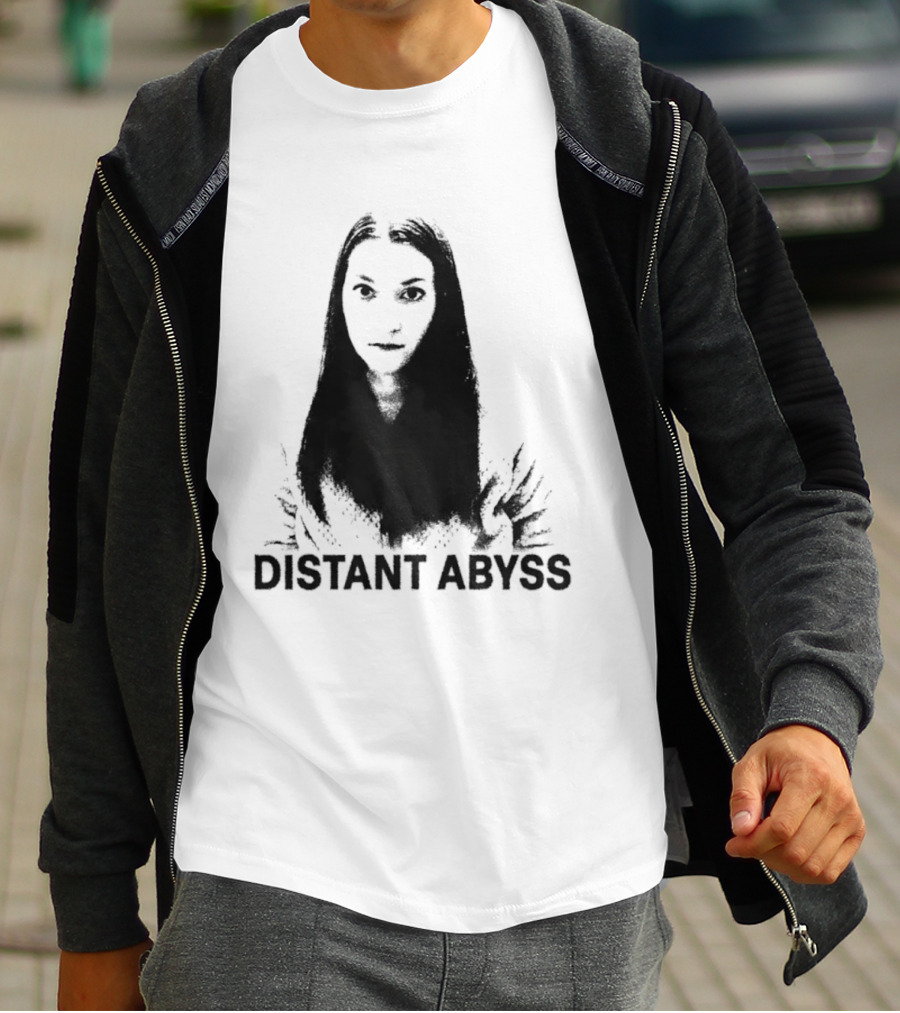 Distant Abyss Gothic Dark Aesthetic Minimalist T-Shirt