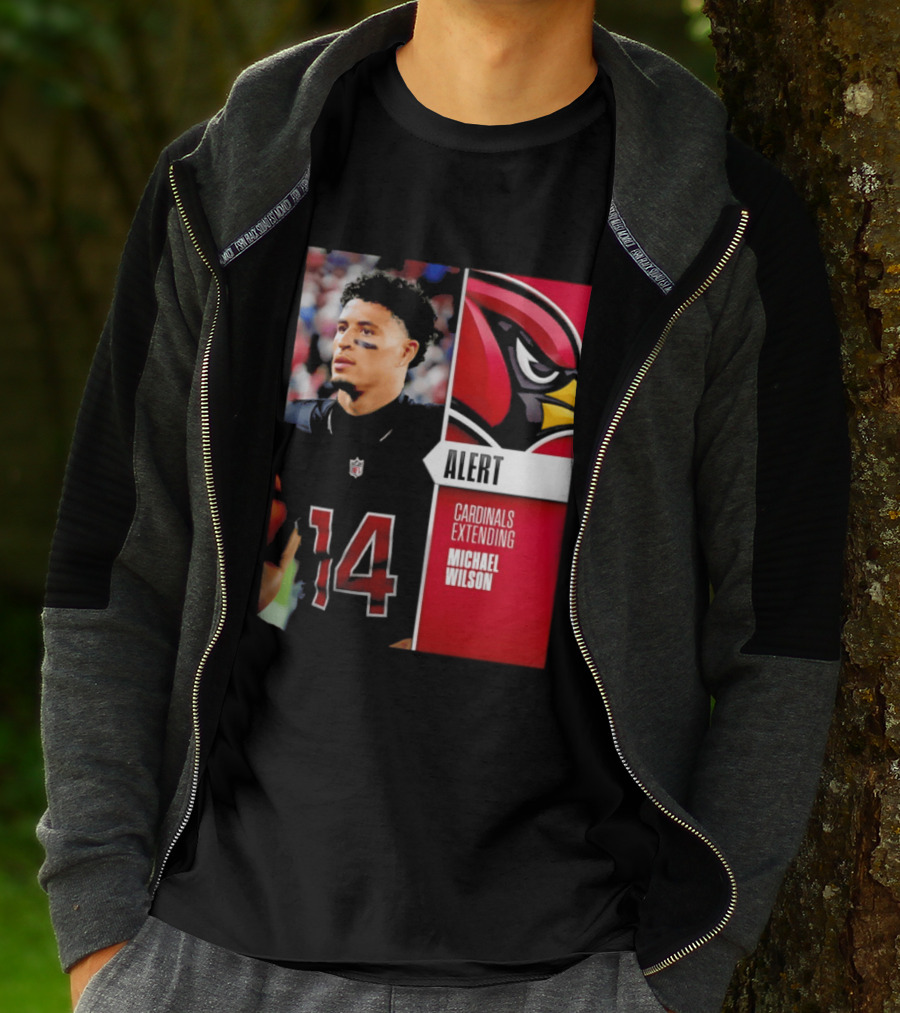 Alert Cardinals Extending Michael Wilson Arizona 14 T-Shirt