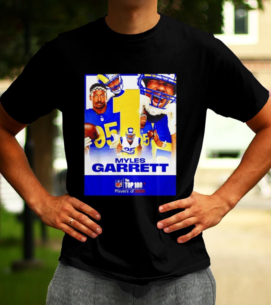 Myles Garrett Rams NFL Top 100 Players 2026 T-Shirt