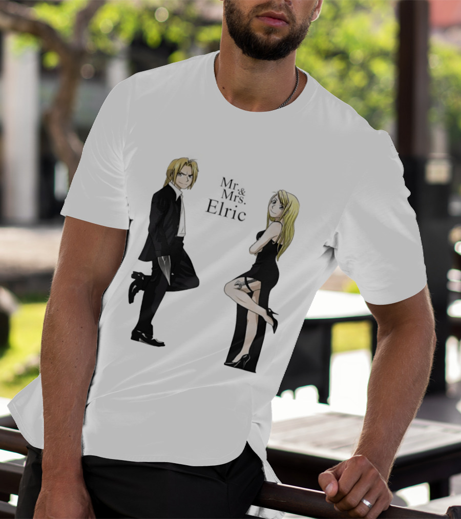 Edward Elric And Winry Rockbell Mr. And Mrs. Elric T-Shirt