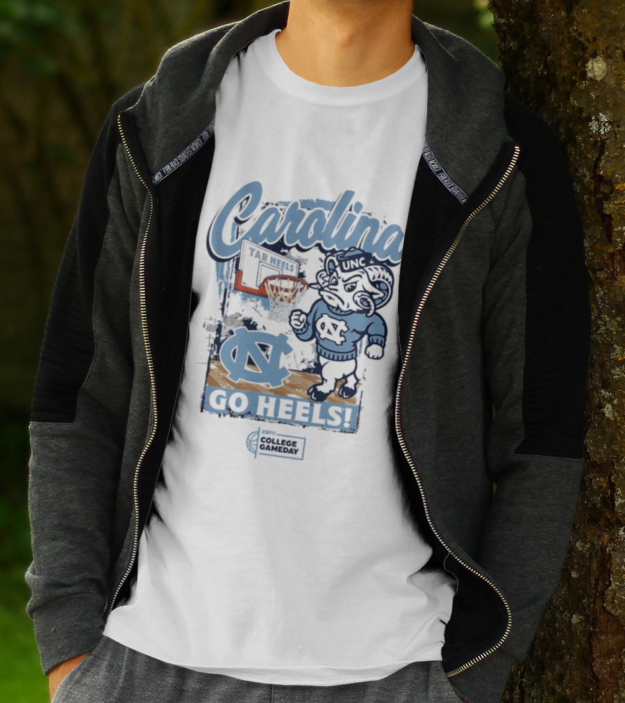 Carolina Tar Heels UNC 2026 College GameDay Go Heels T-Shirt