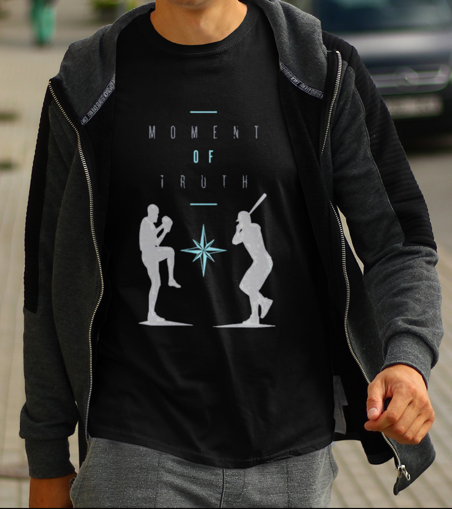 2026 Seattle Mariners Moment Of Truth Baseball Showdown T-Shirt