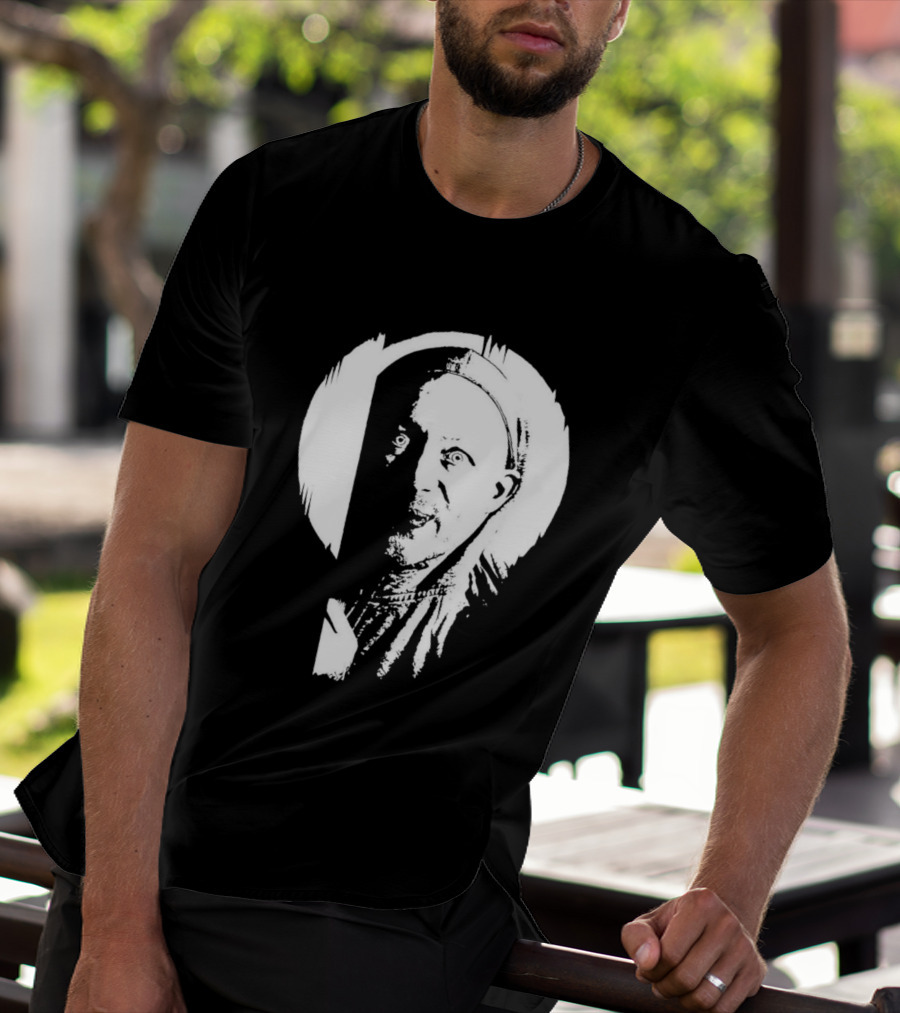 Curious Guy Limmy's Homemade Show Scottish Comedy Stencil T-Shirt