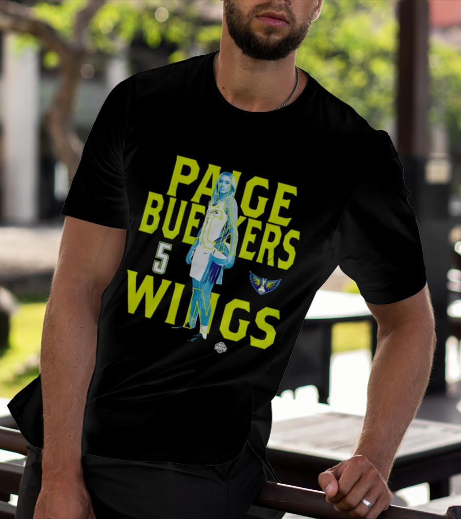 Paige Bueckers 5 Wings Player Stance T-Shirt