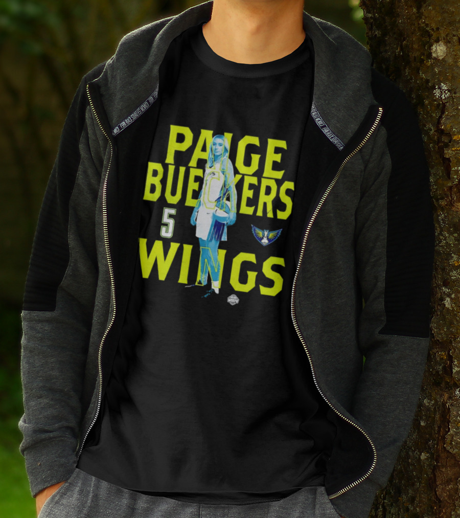 Paige Bueckers 5 Wings Player Stance T-Shirt