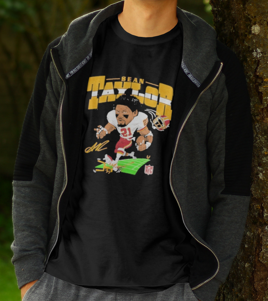 Sean Taylor NFL Football Caricature Washington Commanders 21 T-Shirt