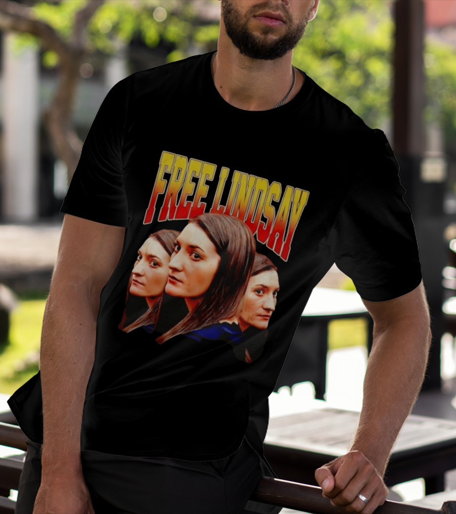 FREE LINDSAY Clancy Multiple Faces T-Shirt