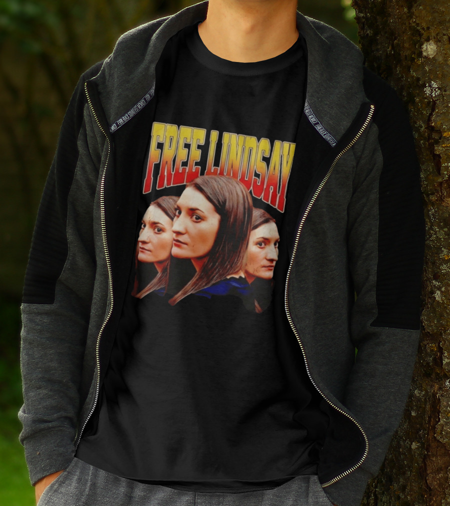 FREE LINDSAY Clancy Multiple Faces T-Shirt