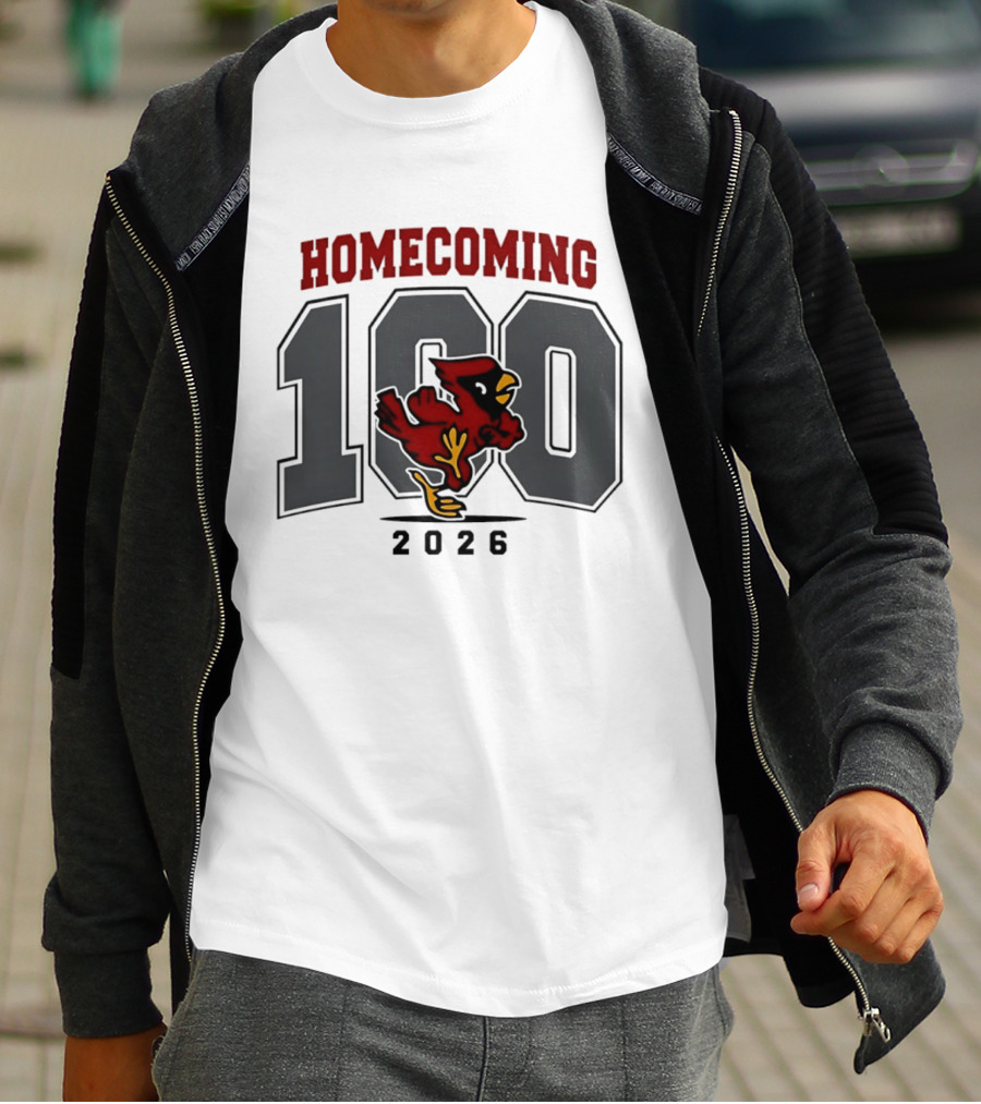 Ball State Cardinals Homecoming 100 2026 T-Shirt
