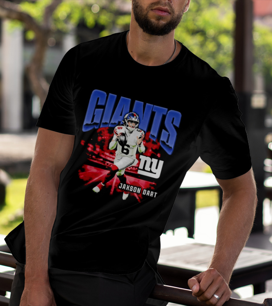 Jaxson Dart New York Giants Football Giants Ny T-Shirt