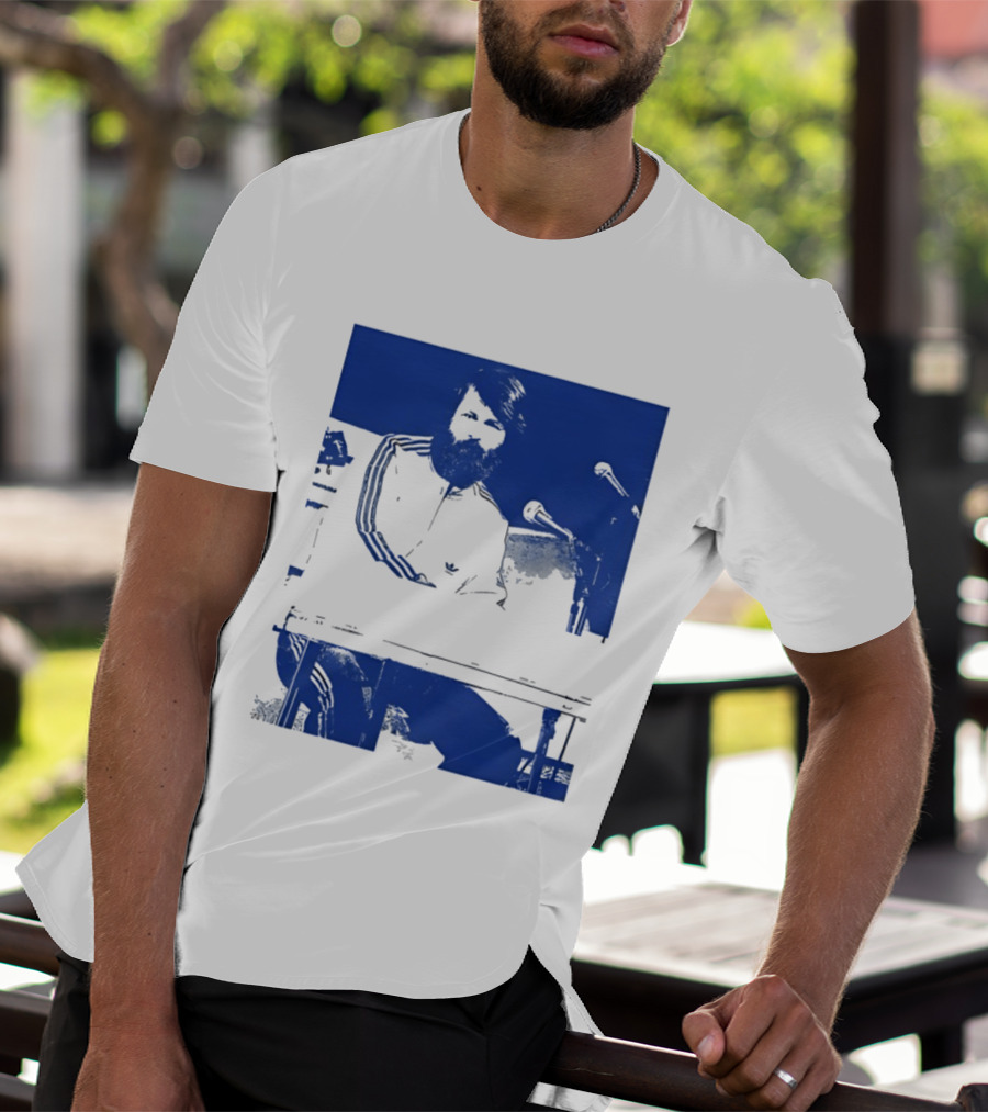 Brian Wilson Piano Microphone Live Performance T-Shirt
