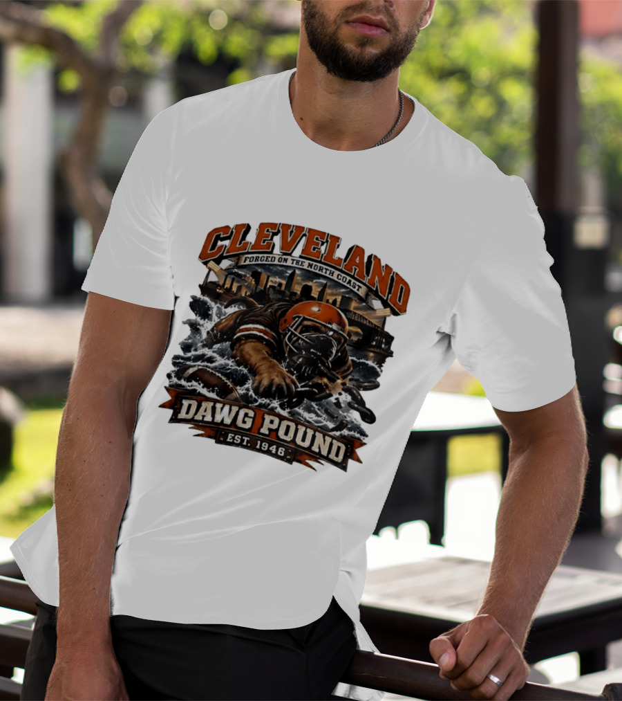 Cleveland Dawg Pound Forged On The North Coast Est 1946 T-Shirt