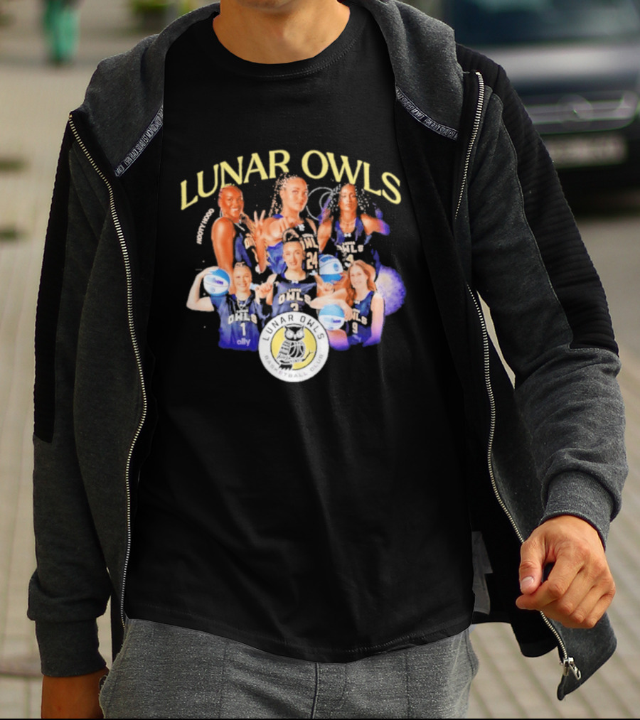 Lunar Owls Basketball Club Ally Team Players T-Shirt