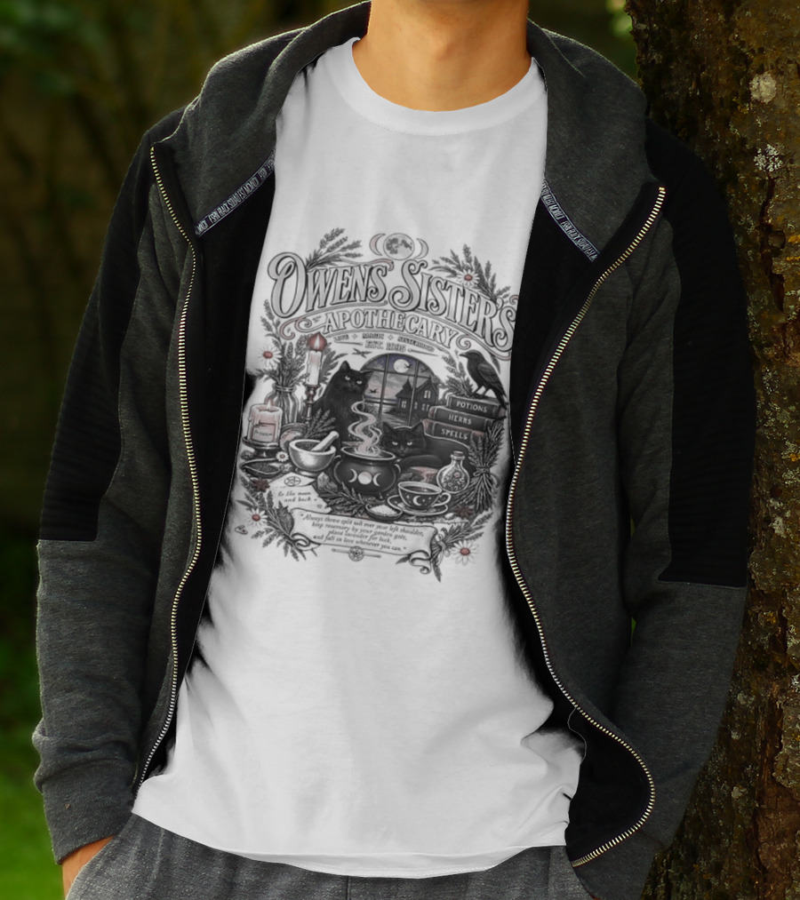 Owens Sister's Apothecary Est 1995 Candles And Herbs T-Shirt