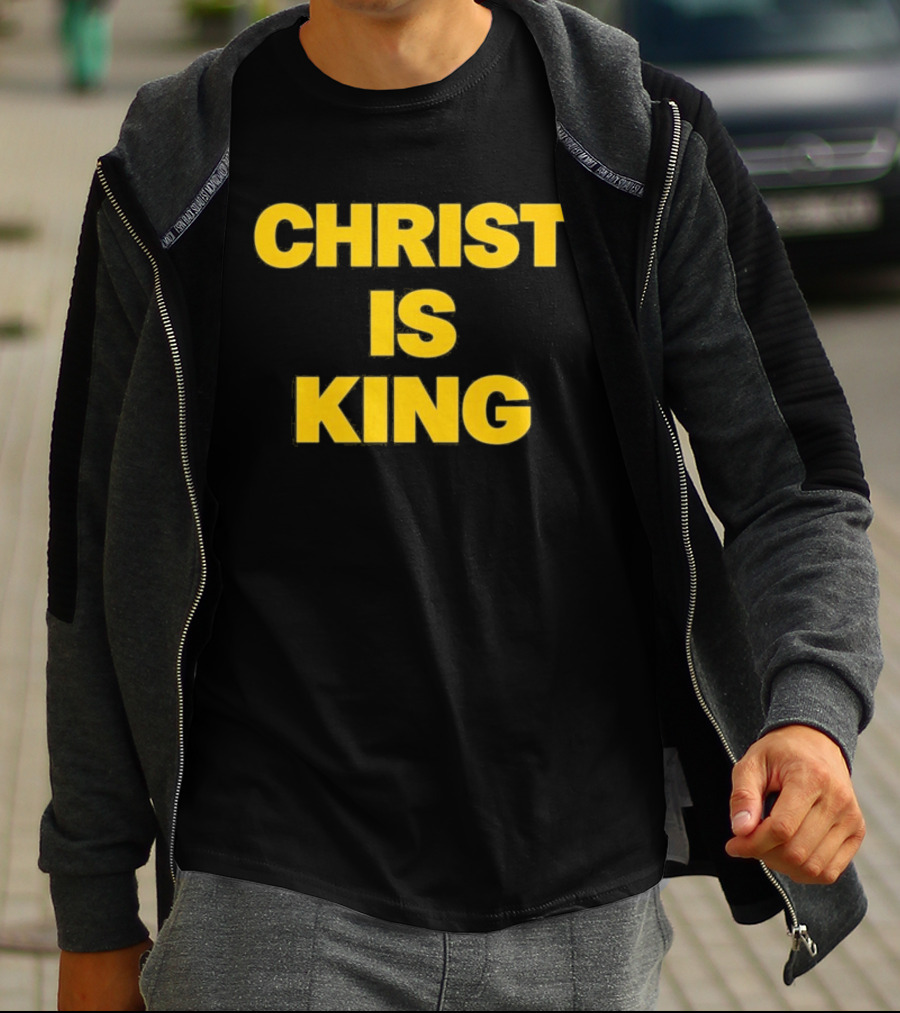 Blake Anderson Christ Is King Bold Yellow T-Shirt