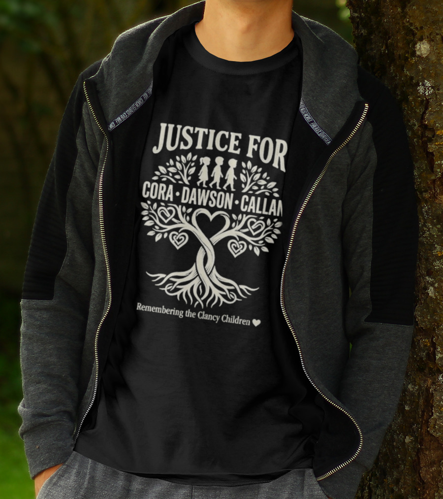 Justice For Cora Dawson Callan Remembering The Clancy Children T-Shirt