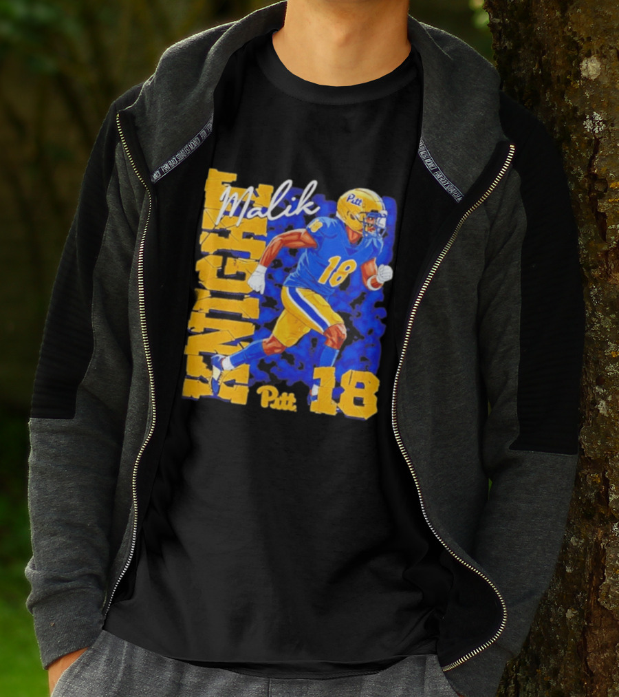 Malik Knight 18 Pitt Panthers Football Player T-Shirt
