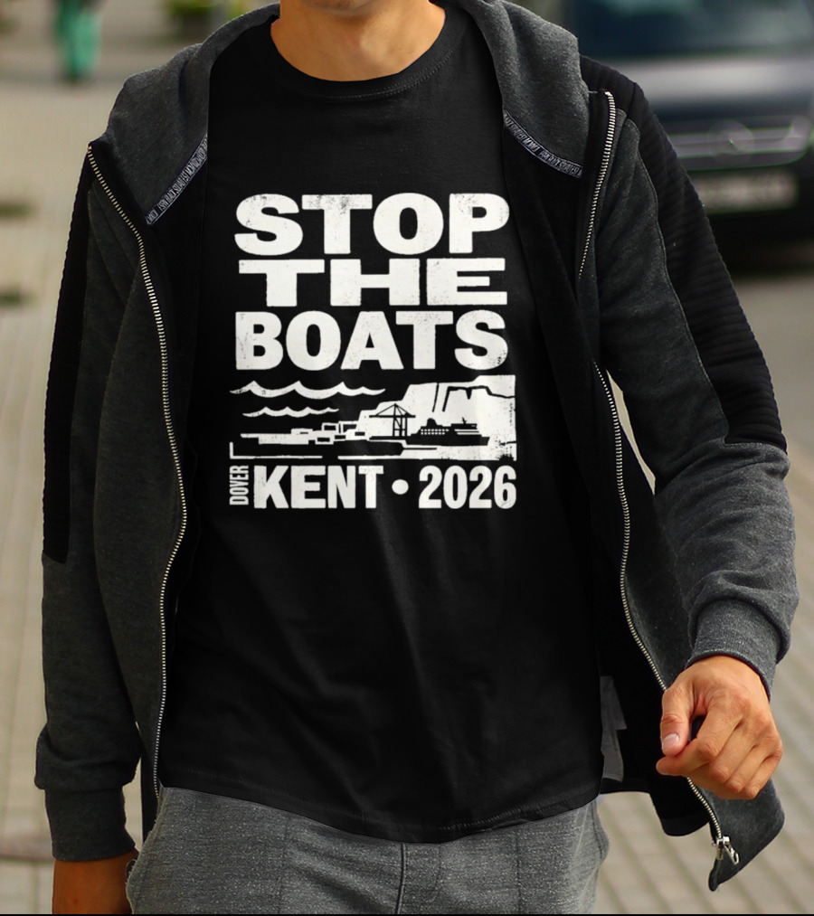 Stop The Boats Dover Kent 2026 Protest T-Shirt