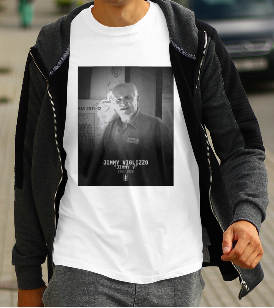 Jimmy Viglizzo "Jimmy V" 1951 2026 Commemoration Stanford Connection T-Shirt