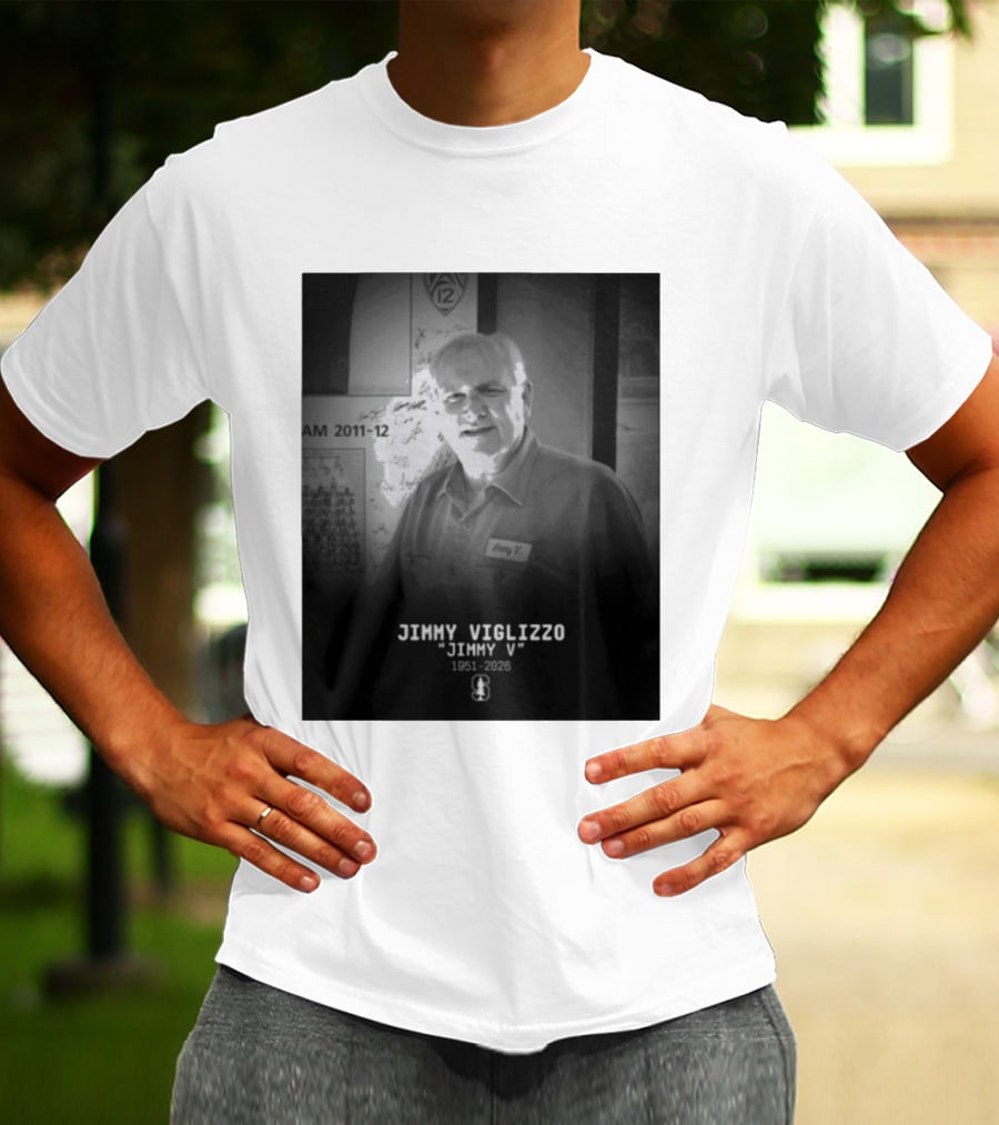 Jimmy Viglizzo "Jimmy V" 1951 2026 Commemoration Stanford Connection T-Shirt