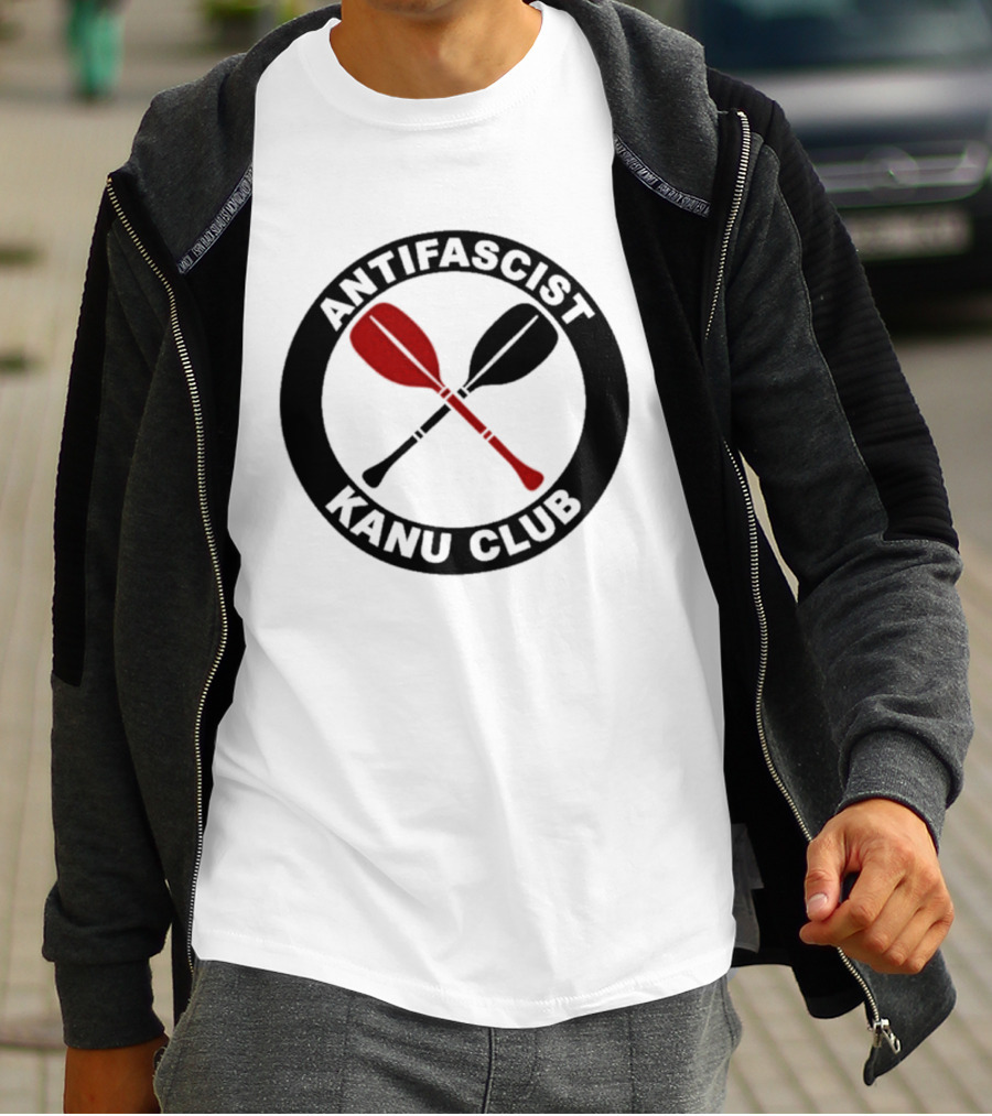 Antifascist Kanu Club Paddles T-Shirt