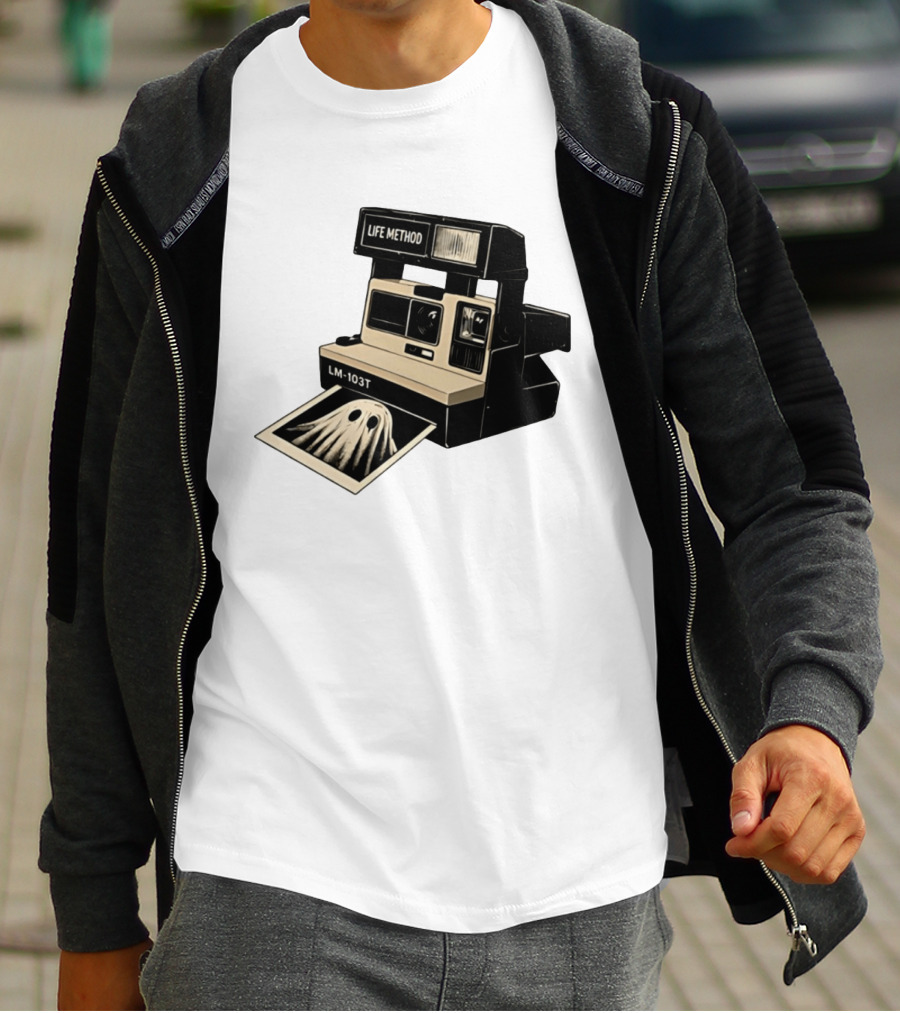 Life Method LM103T Ghost Polaroid Camera Instant Photography Film T-Shirt