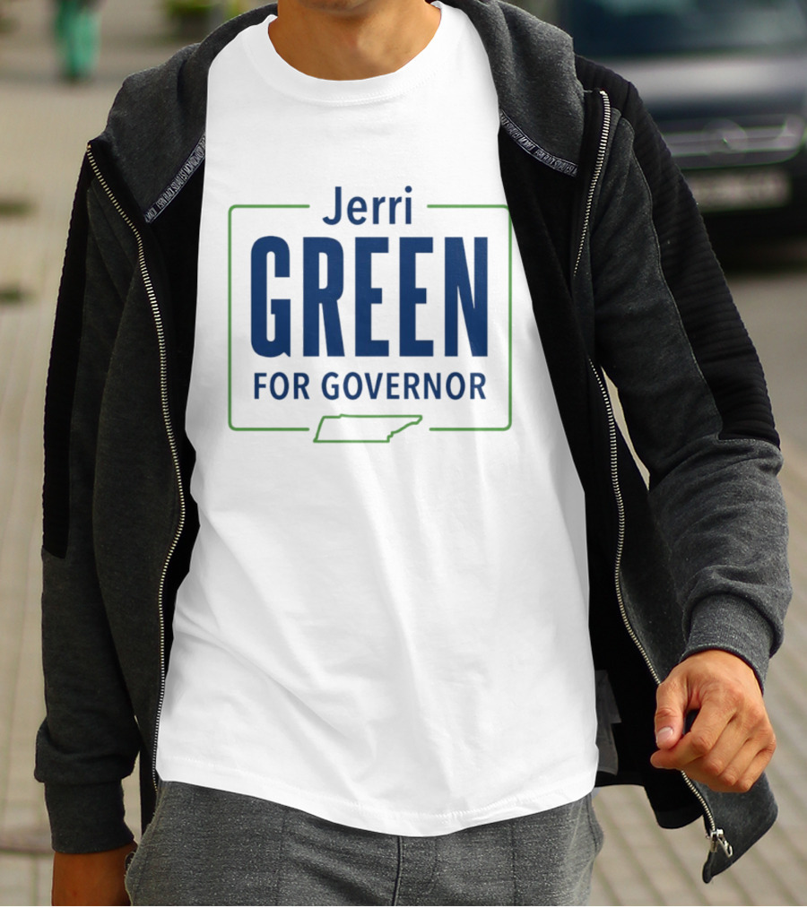 Jerri Green For Governor 2026 Tennessee Campaign T-Shirt