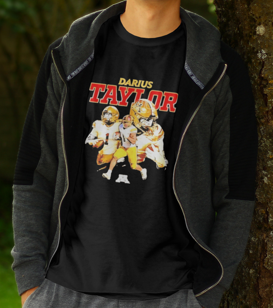 Darius Taylor Minnesota Golden Gophers Football Collage T-Shirt