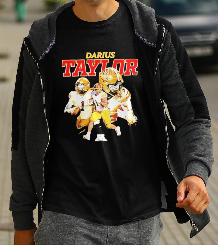 Darius Taylor Minnesota Golden Gophers Football Collage T-Shirt