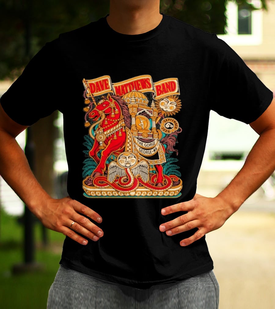 Dave Matthews Band The Gorge Amphitheatre George WA September 6th 2026 T-Shirt