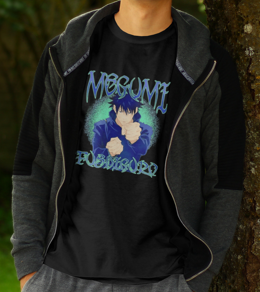 Megumi Fushiguro Action JJK Anime T-Shirt
