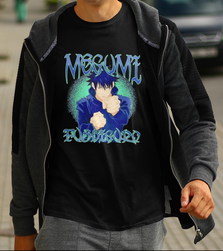 Megumi Fushiguro Action JJK Anime T-Shirt