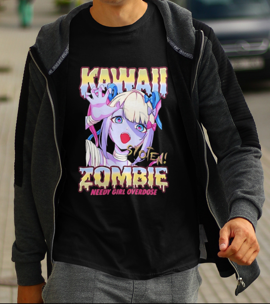 Kangel Needy Girl Overdose Kawaii Syoten Zombie Anime T-Shirt