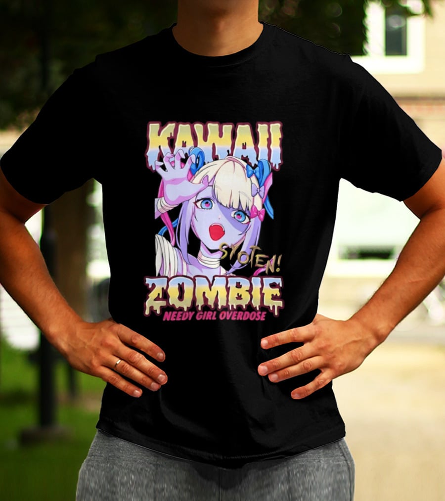 Kangel Needy Girl Overdose Kawaii Syoten Zombie Anime T-Shirt