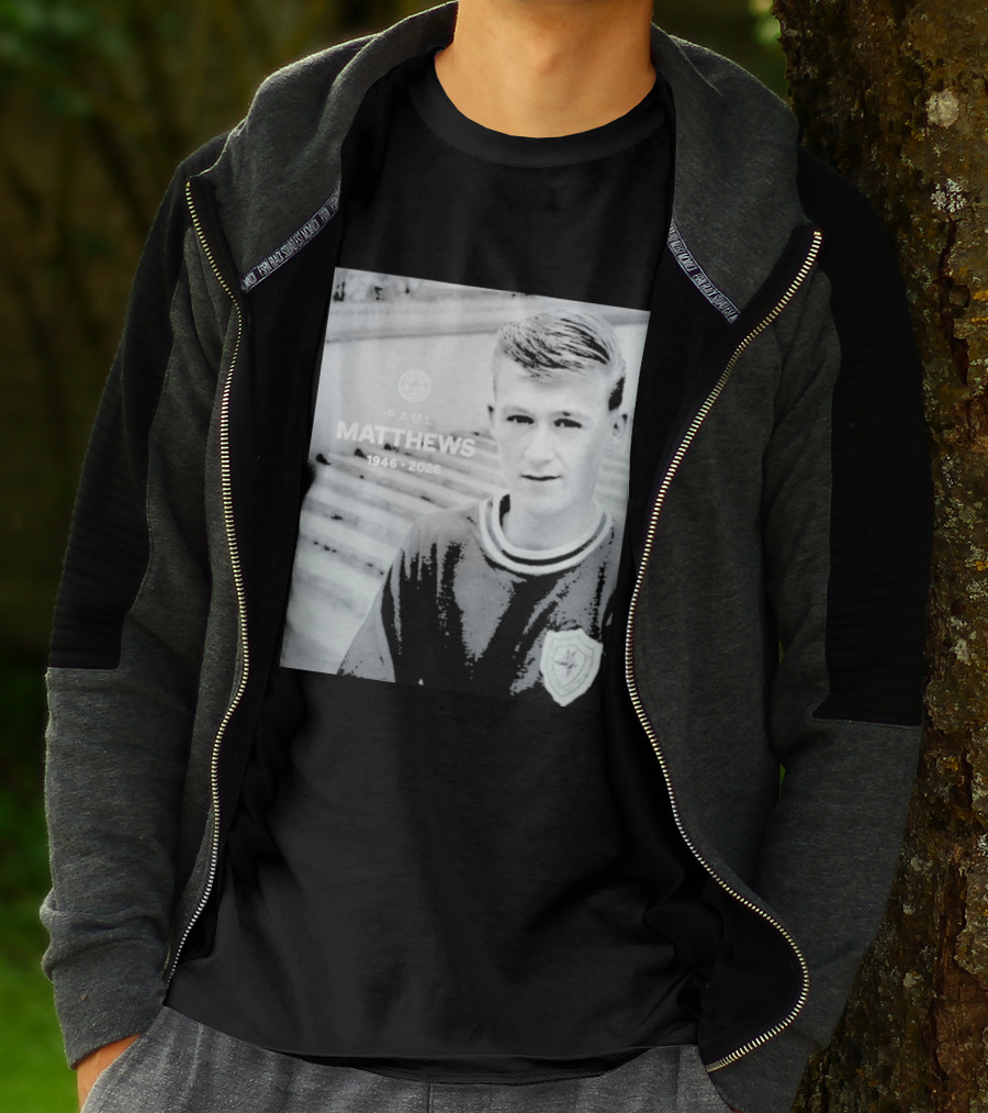 Paul Matthews 1946 2026 Memoriam Soccer Emblem Rugby T-Shirt