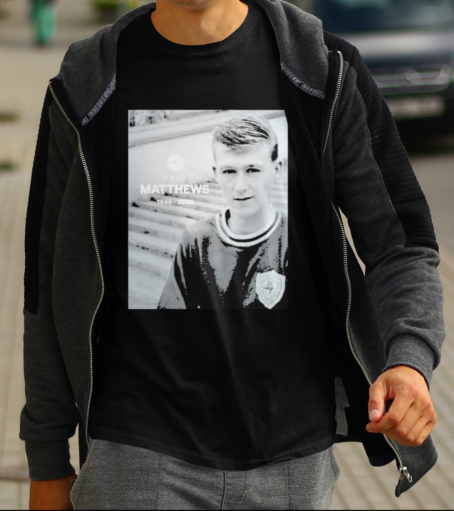 Paul Matthews 1946 2026 Memoriam Soccer Emblem Rugby T-Shirt