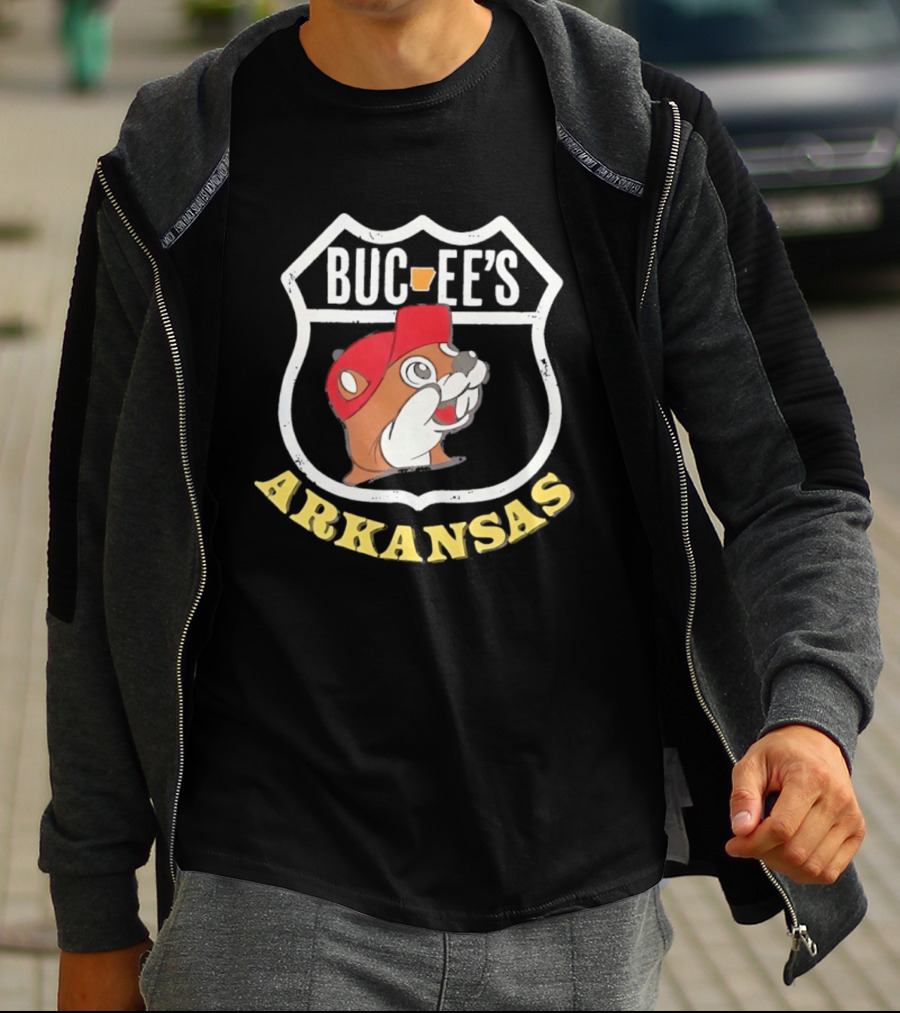 Buc Ee's Arkansas Beaver Travel Route T-Shirt