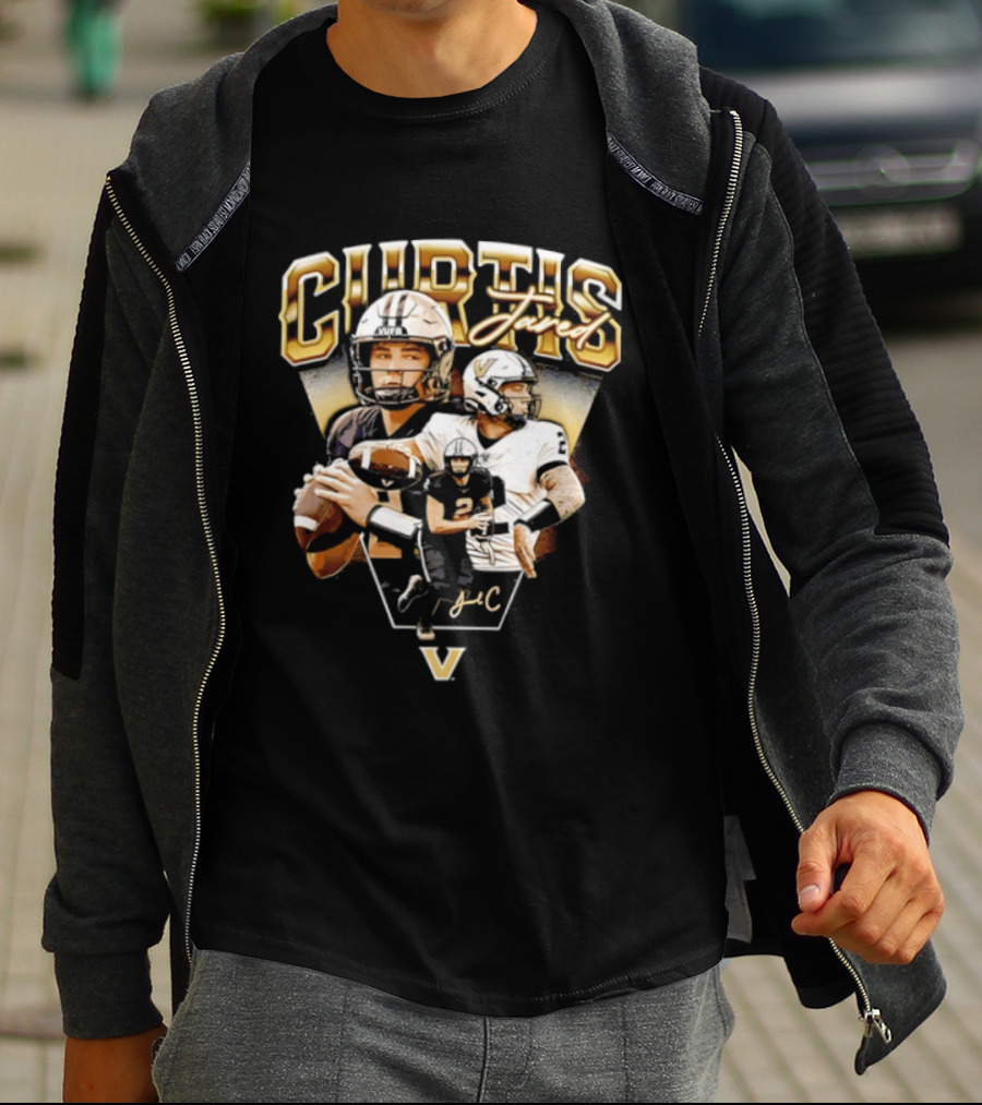 Curtis Jared Vanderbilt Commodores NCAA Football Star Quarterback T-Shirt