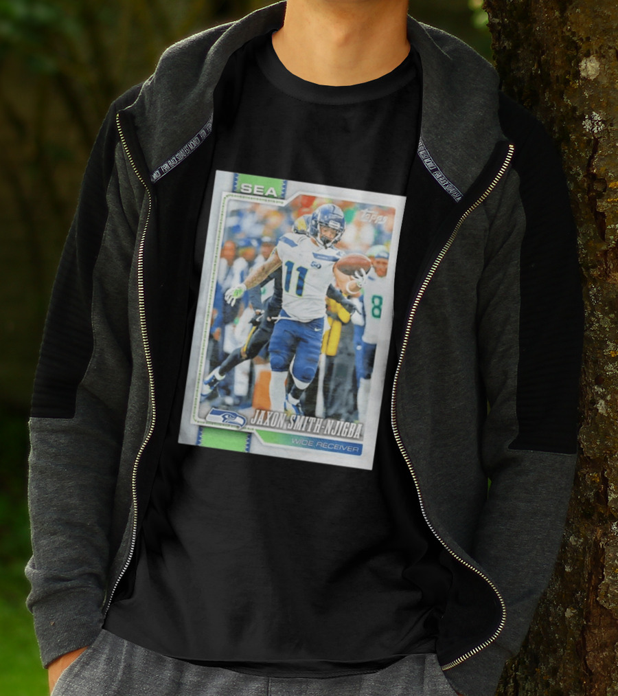 Jaxon Smith Njigba Seattle Seahawks Wide Receiver 2026 Topps Football Card T-Shirt