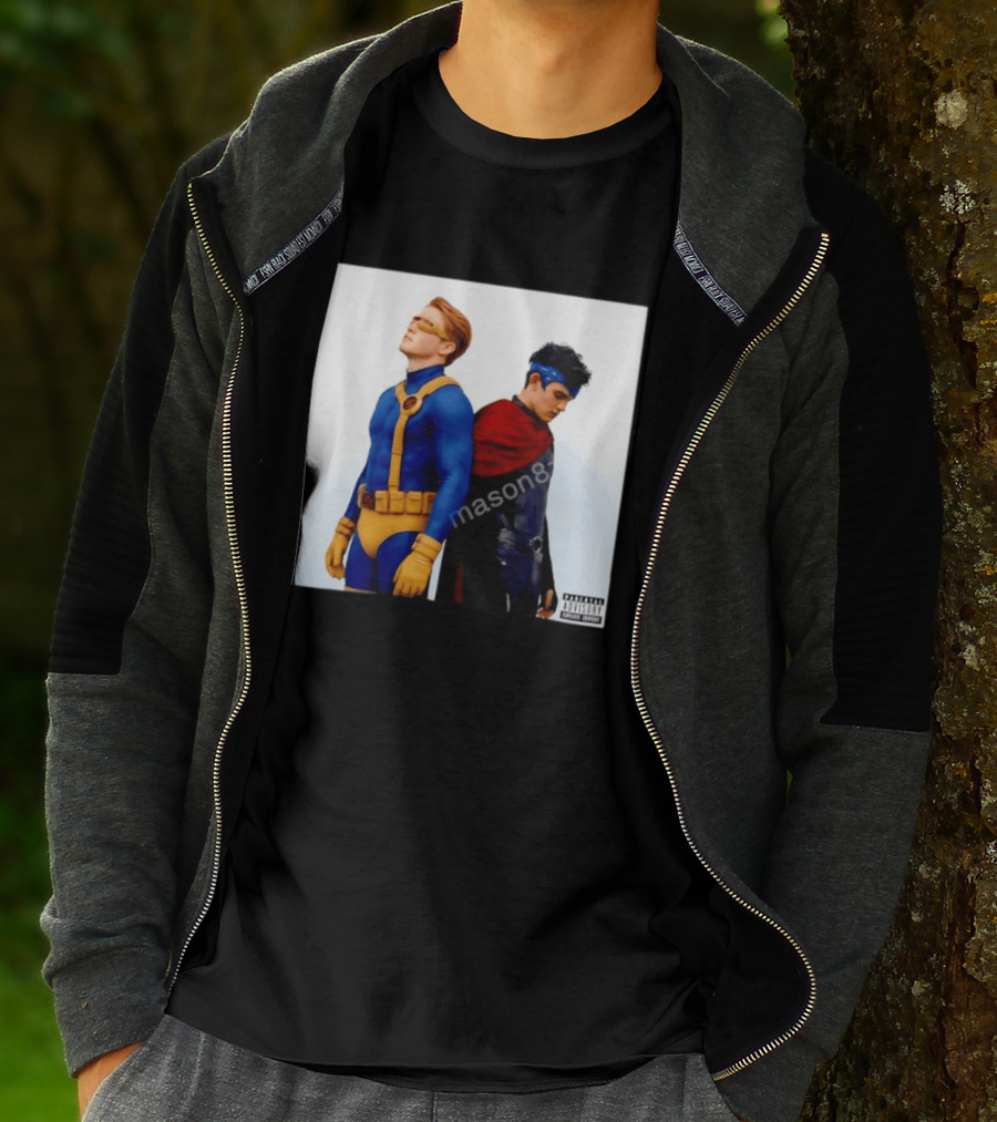 Cyclops And Wiccan Heartstopper X Men Comic Collaboration T-Shirt