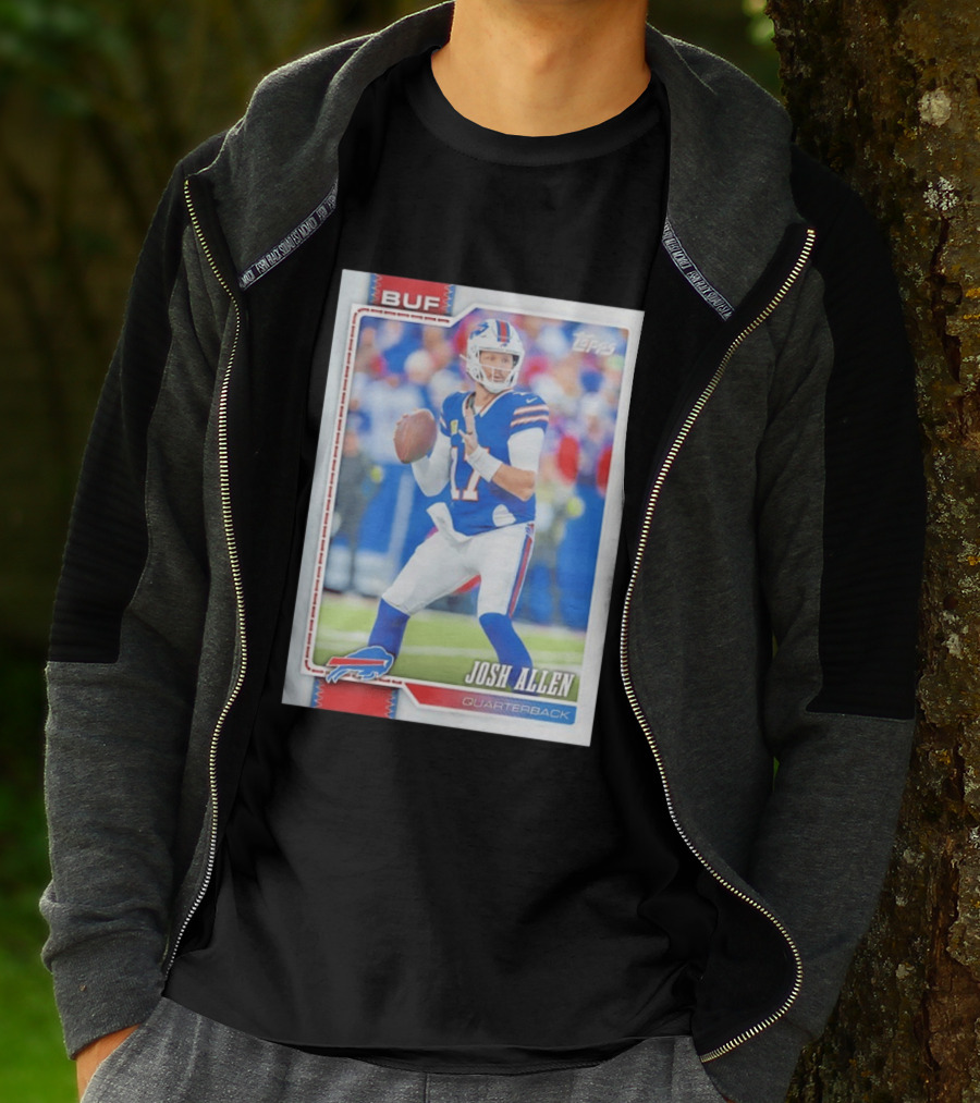 Buffalo Bills Josh Allen Quarterback Topps 2026 T-Shirt