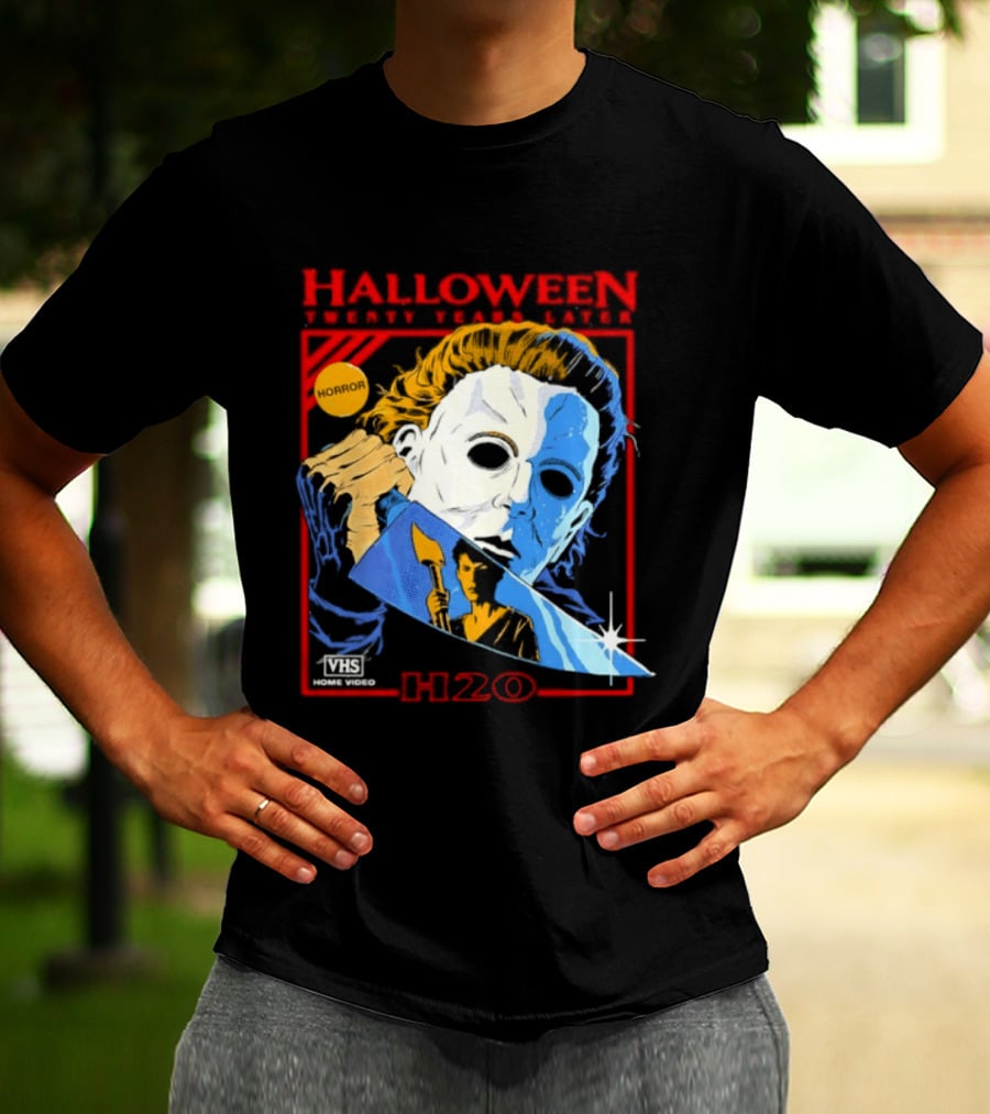 Halloween Twenty Years Later H20 Michael Myers Laurie Strode T-Shirt