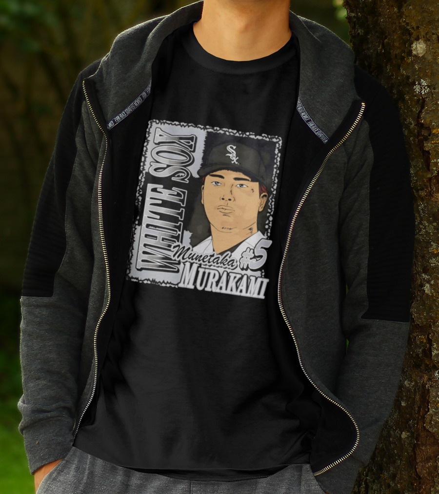Munetaka Murakami #5 White Sox Baseball T-Shirt