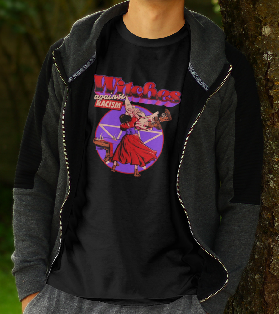 Witches Against Racism Witchcraft Symbolism Empowerment T-Shirt