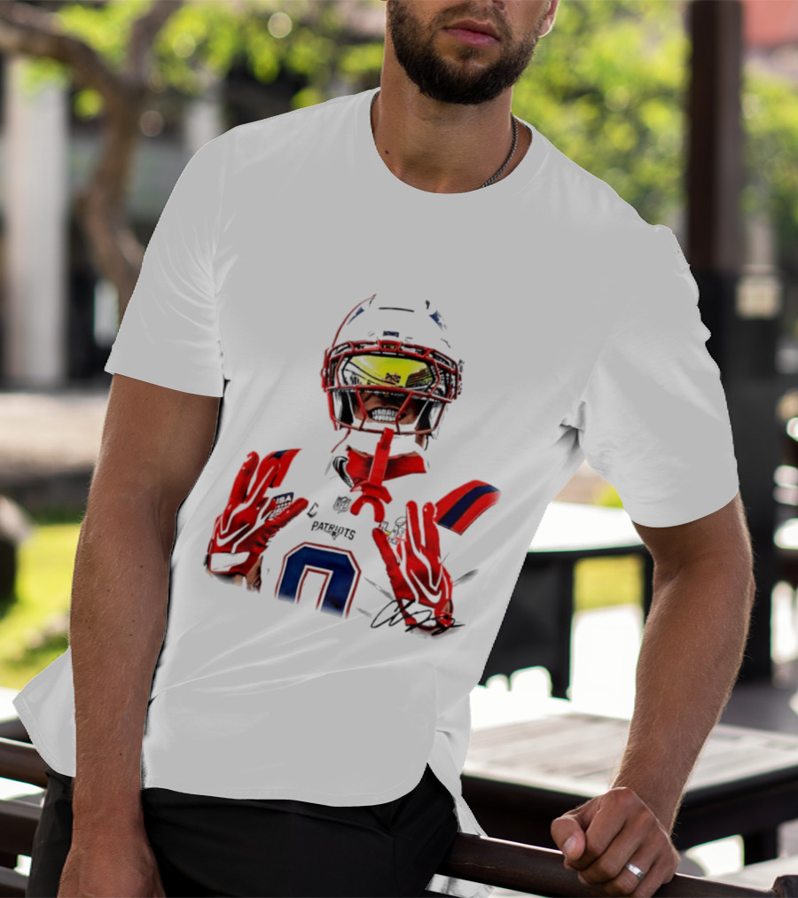 New England Patriots Christian Gonzalez Gonzo Player Number 6 T-Shirt