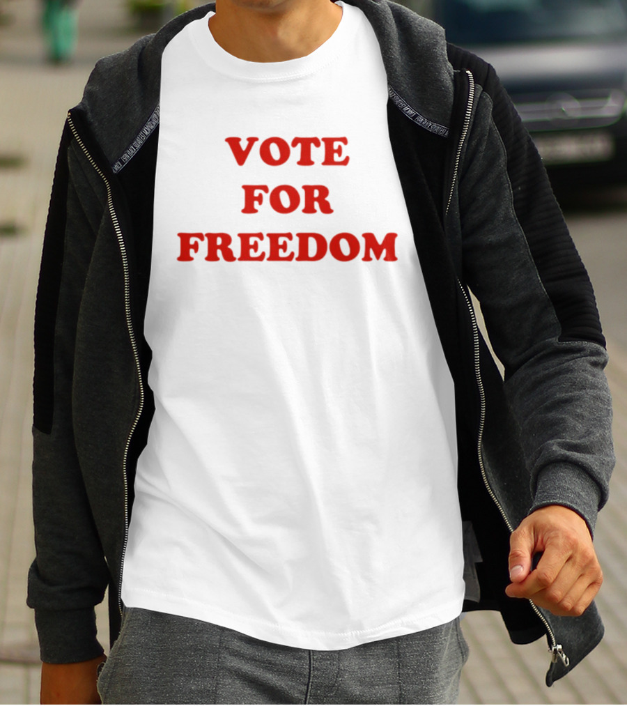 Vote For Freedom Red T-Shirt