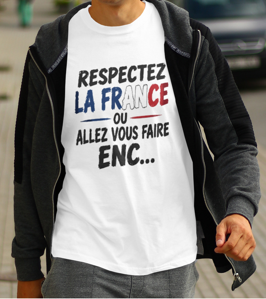 Matthieu Letho Duclos Respectez La France Ou Allez Vous Faire Enc T-Shirt